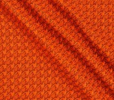 Jacquard acolchado naranja